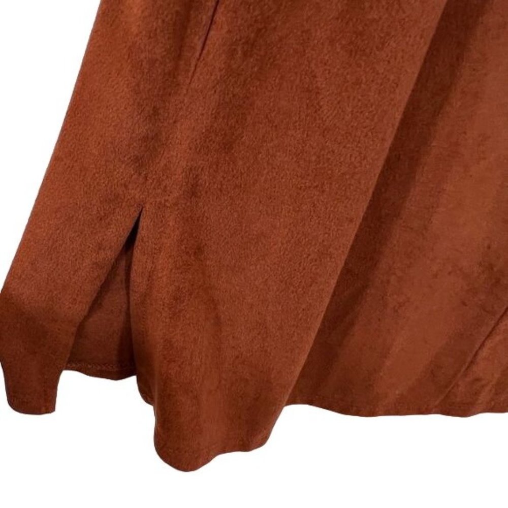 3/$25. Veronica M Cut Out Sleeveless Top Rust color - S - Picture 5 of 5